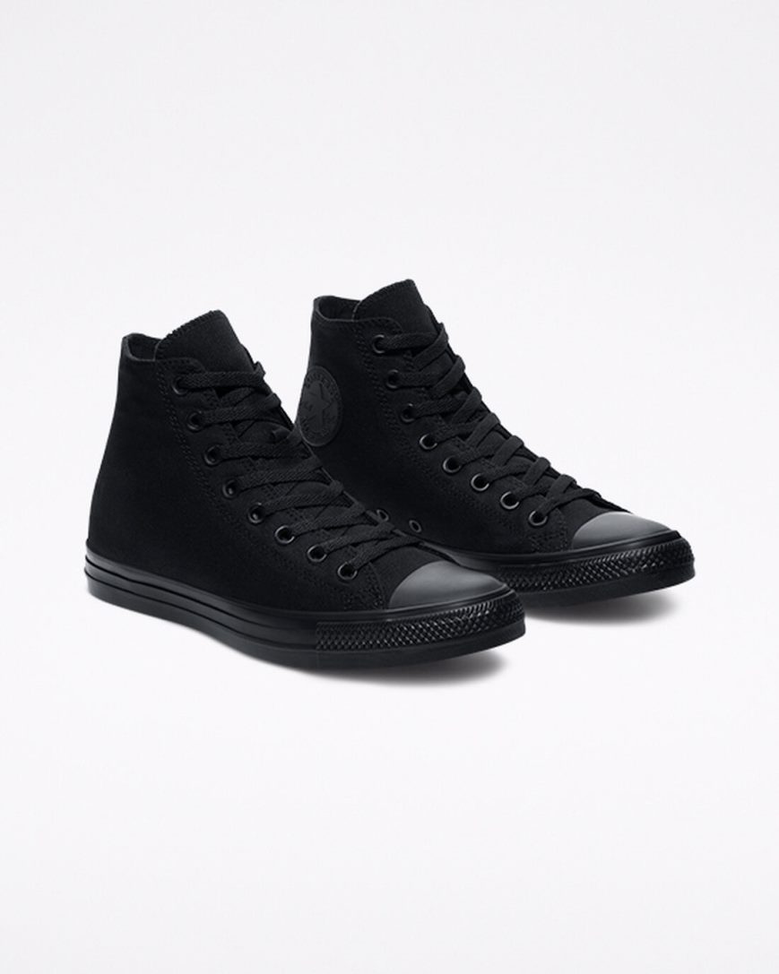 Men's Converse Chuck Taylor All Star Classic High Top Shoes Black | AU E6380V